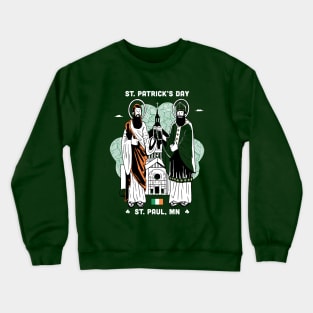 St. Patrick's Day, St. Paul, Minnesota Crewneck Sweatshirt